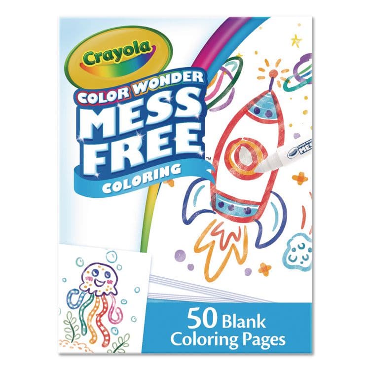 BINNEY & SMITH / CRAYOLA Color Wonder Blank Coloring Book, Ages 3 and Up, 50 Pages (CYO752840) thumbnail 3