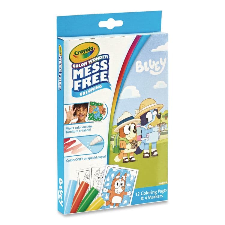 BINNEY & SMITH / CRAYOLA Color Wonder Bluey Mini Box Set, Ages 3 and Up, 12 Pages (CYO752863) thumbnail 4