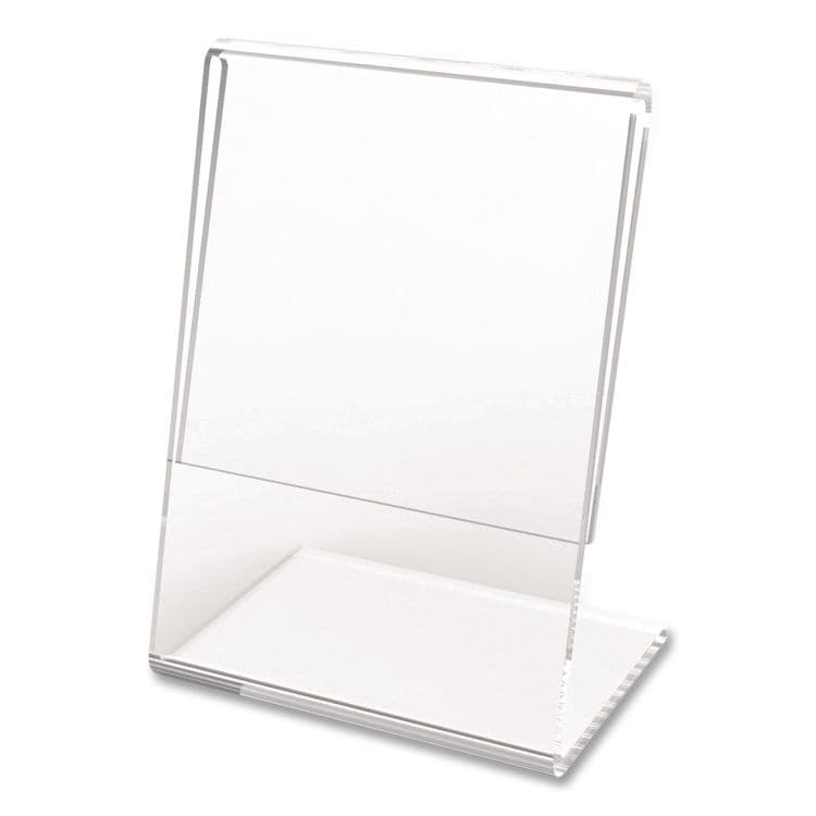 DEFLECTO CORPORATION Mini Tabletop Sign Holder, 3 x 4 Insert, Clear (DEF20006RT)