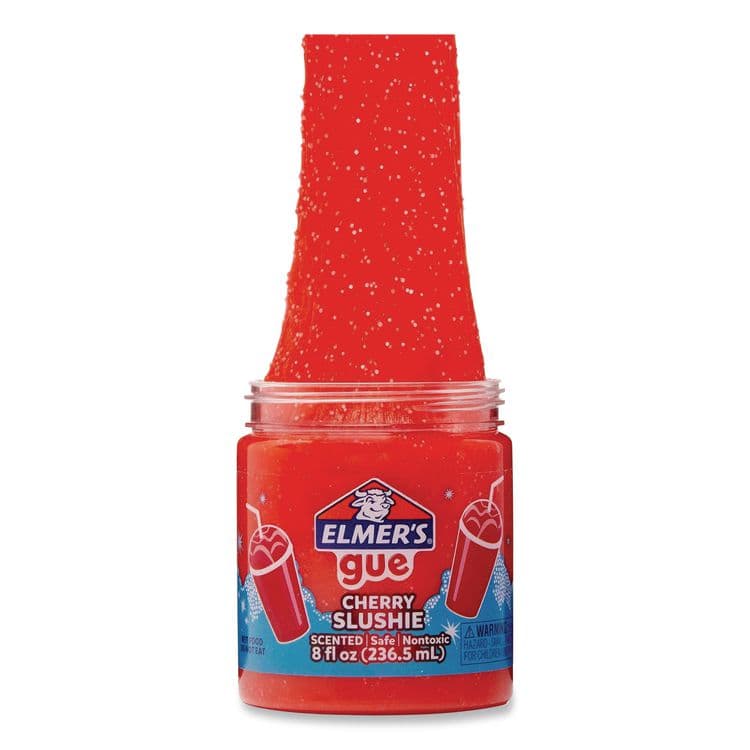 ELMER'S PRODUCTS, . Gue Premade Slime Variety Pack, 8 oz, Cherry Slushie/Cotton Candy Fizz/Glassy Clear/Night Owl, 4/Pack (EPI2152005) thumbnail 3