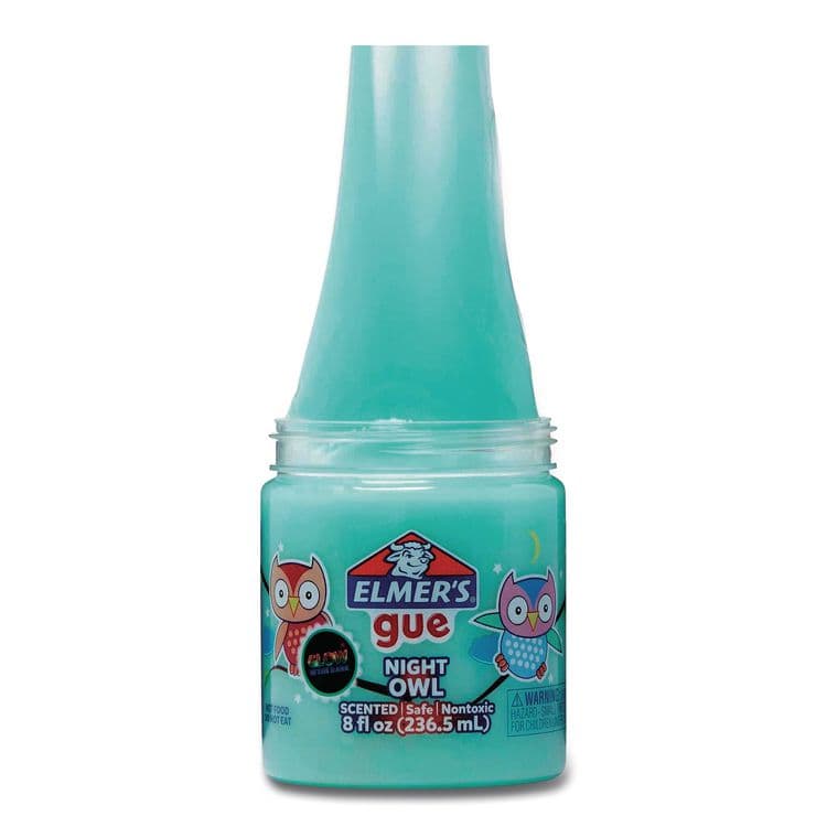 ELMER'S PRODUCTS, . Gue Premade Slime Variety Pack, 8 oz, Cherry Slushie/Cotton Candy Fizz/Glassy Clear/Night Owl, 4/Pack (EPI2152005) thumbnail 4