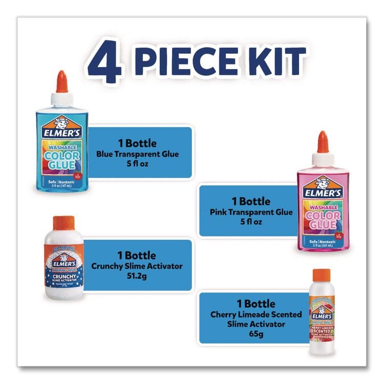 ELMER'S PRODUCTS, . Neon Sky Slime Kit, Assorted Colors (EPI2203460) thumbnail 3