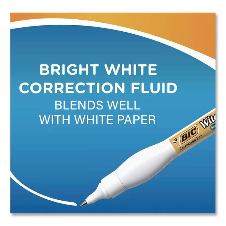 BIC CORP. Wite-Out Shake 'n Squeeze Correction Pen, Needle Tip, 0.27 oz, White (BICWOSQP11) thumbnail 2