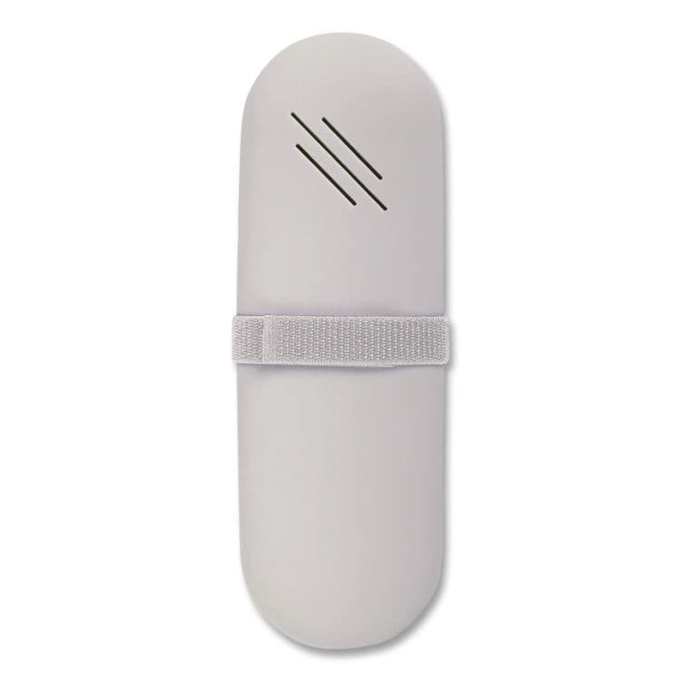 EXCELLO GLOBAL PRODUCTS Silicone Travel Pouch, 3 x 1.3 x 9, Light Gray (EXOSPLSTRVL0005)