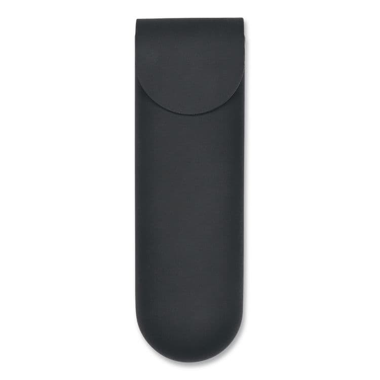 EXCELLO GLOBAL PRODUCTS Silicone Travel Pouch, 3 x 1.3 x 9, Black (EXOSPLSTRVL0006)