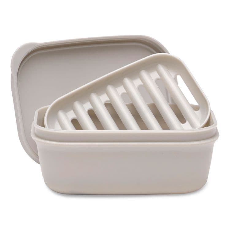 EXCELLO GLOBAL PRODUCTS Travel Soap Box, Light Gray (EXOSPLSTRVL0010)