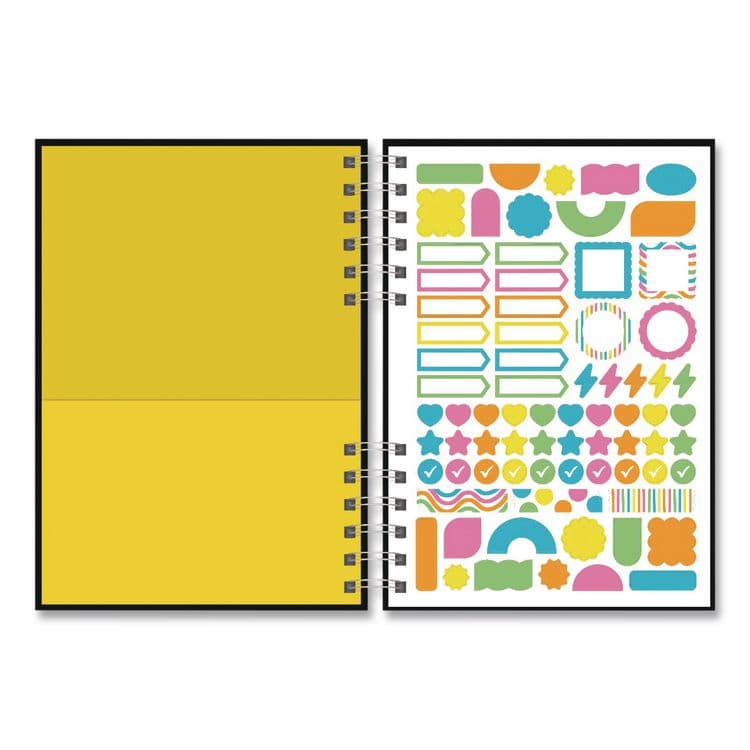 NEENAH PAPER Twin-Wire Journal, Open Diary Format, Assorted Cover Colors, (90) Assorted Color 8.5 x 6.5 Sheets, 2/Pack (WAU91556) thumbnail 4