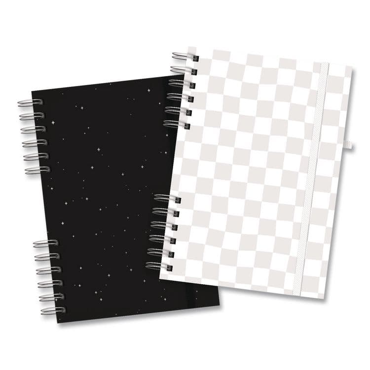 NEENAH PAPER Twin-Wire Journal, Open Diary Format, Assorted Cover Colors, (90) Assorted Color 8.5 x 6.5 Sheets, 2/Pack (WAU91556)