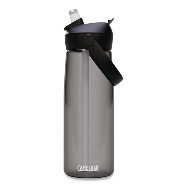 CAMELBAK Thrive FlipStraw Plastic Water Bottle, 25 oz, Charcoal (WLB2853001075)