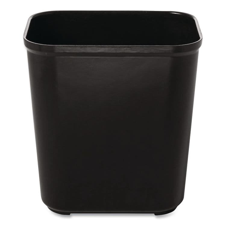 RUBBERMAID COMMERCIAL PROD. Fiberglass Wastebasket, 7 gal, Fiberglass, Black (RCP254300BK)