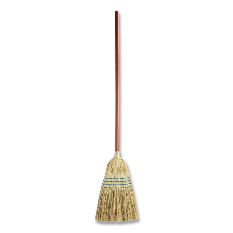RUBBERMAID COMMERCIAL PROD. Corn-Fill Broom, Corn Fiber Bristles, 38" Overall Length, Blue (RCP6383)