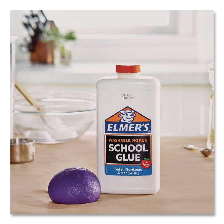 ELMER'S PRODUCTS, . Washable School Glue, 32 oz, Dries Clear (EPI2024678) thumbnail 3