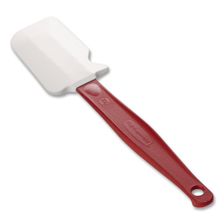 RUBBERMAID COMMERCIAL PROD. High-Heat Cook's Scraper, Plastic, 9.5", Red/White (RCP1962RED) thumbnail 2