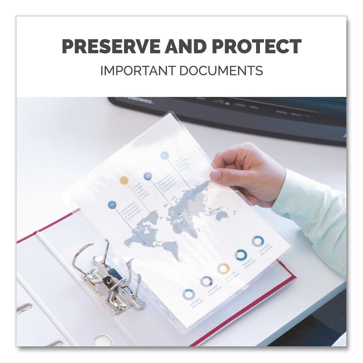 FELLOWES MFG. CO. Thermal Laminating Pouches, 3 mil, 9" x 11.5", Matte Clear, 50/Pack (FEL5744301) thumbnail 4