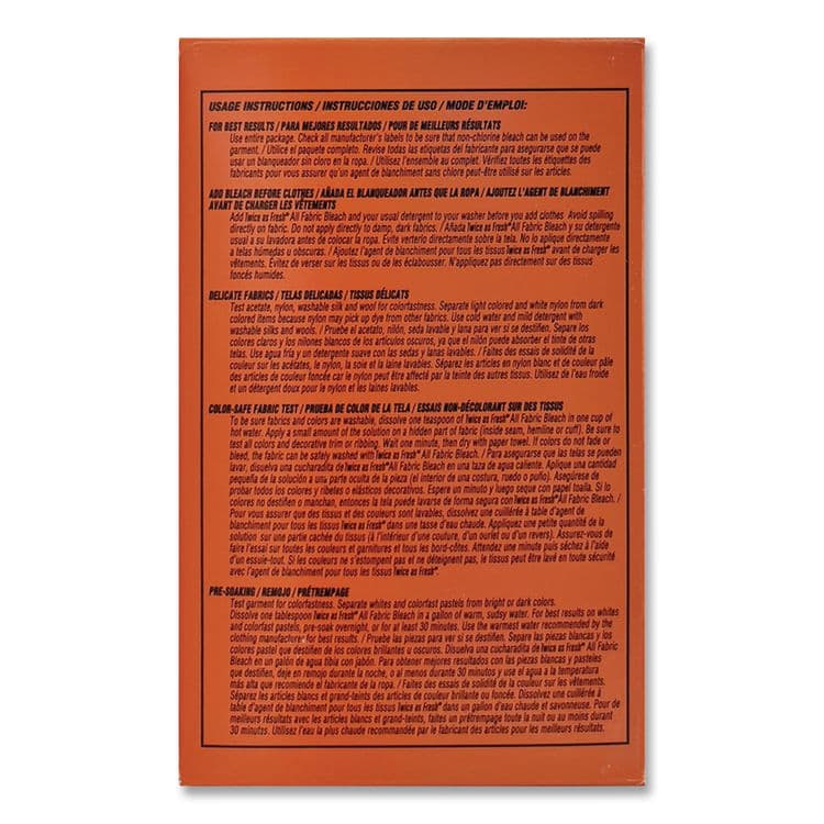 VEND-RITE MANUFACTURING CO Color Safe Powder Bleach Vend Pack, 1 Load Box, 100/Carton (VEN2979697) thumbnail 4