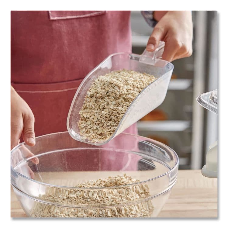 RUBBERMAID COMMERCIAL PROD. Bouncer Bar/Utility Scoop, 32 oz, Plastic, Clear (RCP2884CLE) thumbnail 4