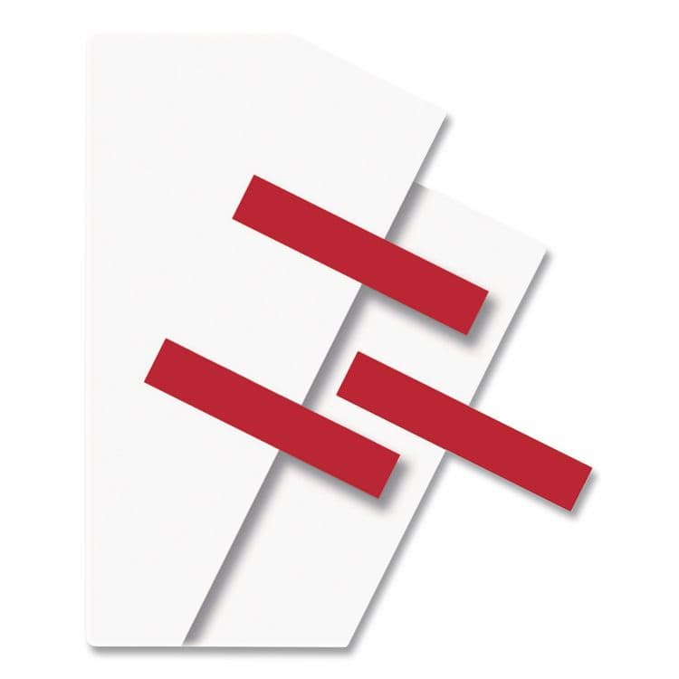 REDI-TAG CORPORATION Removable/Reusable Page Flags, Red, 300/Pack (RTG20022) thumbnail 3