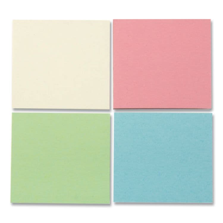 REDI-TAG CORPORATION 100% Recycled Self-Stick Notes, 1.5" x 2", Assorted Pastel Colors, 100 Sheets/Pad, 12 Pads/Pack (RTG25701) thumbnail 3