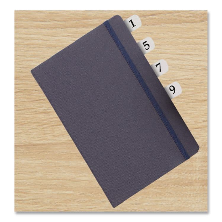 REDI-TAG CORPORATION Legal Index Tabs, Preprinted Numeric: 1 to 10, 1/12-Cut, White, 0.44" Wide, 104/Pack (RTG31001) thumbnail 3