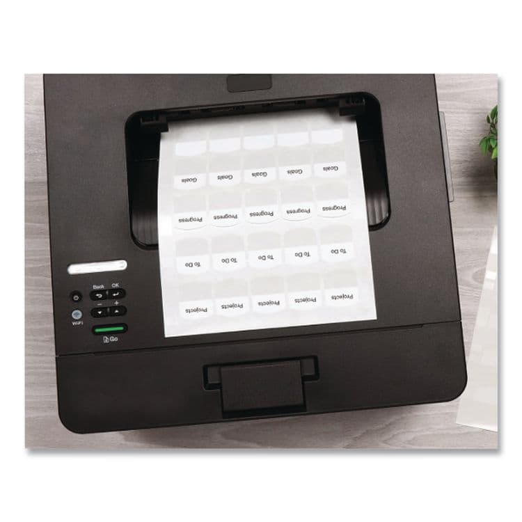 REDI-TAG CORPORATION Laser Printable Index Tabs, 1/5-Cut, White, 1.13" Wide, 375/Pack (RTG39017) thumbnail 3