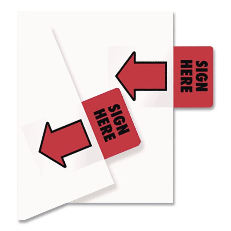 REDI-TAG CORPORATION Removable Page Flags, Green/Yellow/Red/Blue/Orange, 10/Color, 50/Pack (RTG76830) thumbnail 4