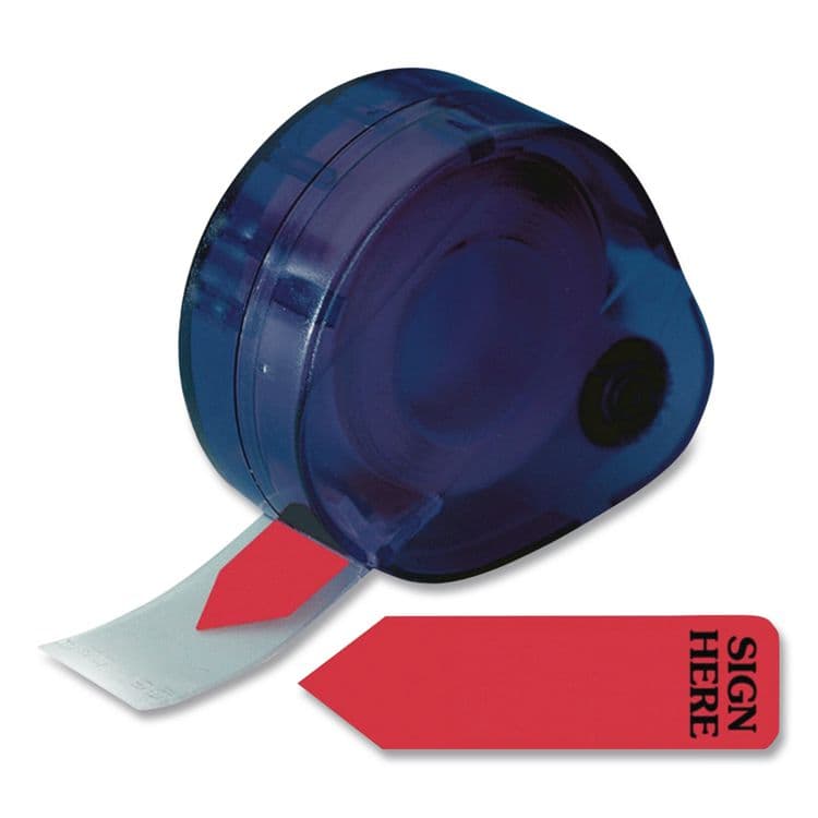 REDI-TAG CORPORATION Arrow Message Page Flags in Dispenser, "Sign Here", Red, 120/Dispenser (RTG81054) thumbnail 4