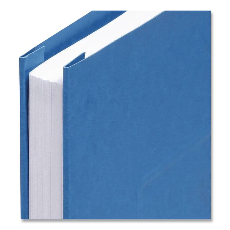 TOPS BUSINESS FORMS Two-Prong Pressboard Report Covers, Two-Prong Fastener, 3" Capacity, 8.5 x 11, Blue/Blue, 5/Pack (OXF99401EE) thumbnail 3