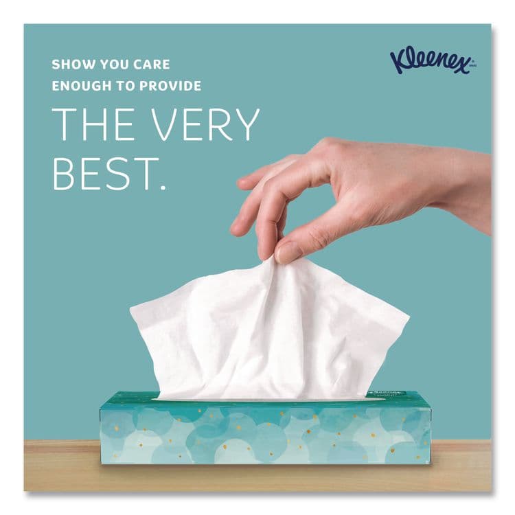 KIMBERLY CLARK White Facial Tissue Junior Pack, 2-Ply, 48 Sheets/Box, 64 Boxes/Carton (KCC21195) thumbnail 4