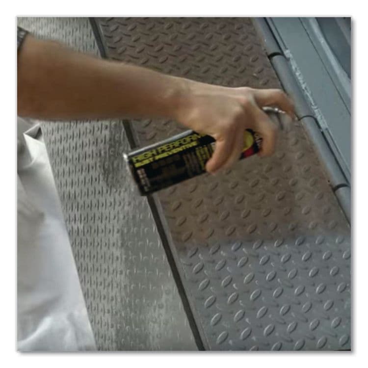 RUST-OLEUM CORPORATION Hard Hat High Performance V2100 System Rust Preventive Enamel Spray Paint, Flat White, 15 oz Aerosol Can, 6/Carton (RSTV2192838) thumbnail 4