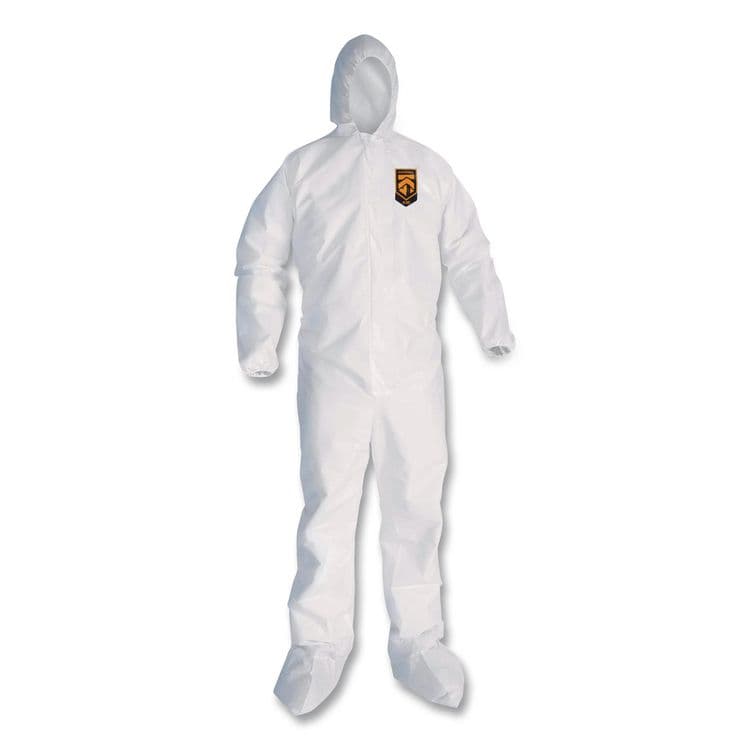ANSELL LIMITED KleenGuard A30 Coveralls, Medium, White, 25/Carton (ANS46122) thumbnail 2