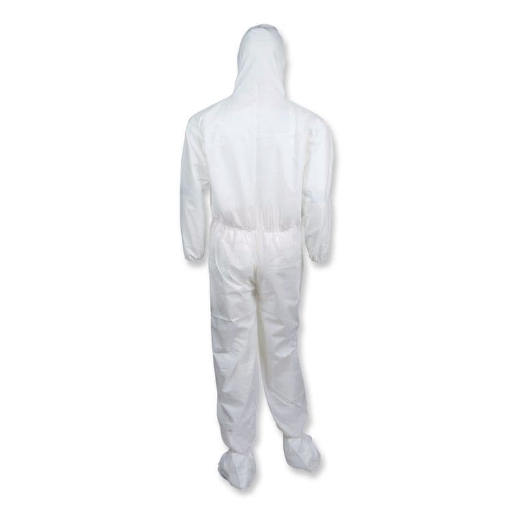 ANSELL LIMITED KleenGuard A30 Coveralls, Medium, White, 25/Carton (ANS46122) thumbnail 4