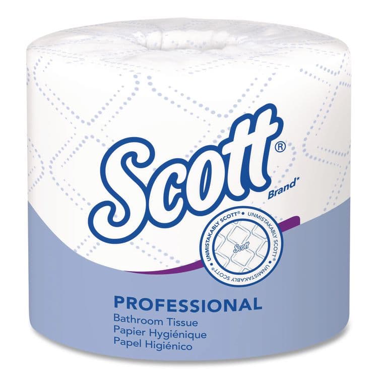 KIMBERLY CLARK Essential Standard Roll Bathroom Tissue for Business, Septic Safe, 2-Ply, White, 550 Sheets/Roll (KCC04460RL)