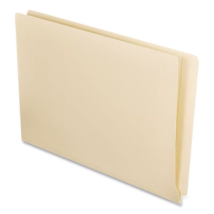 SMEAD MANUFACTURING CO. Extended End Tab Manila Folders, Straight Tabs, Legal Size, 0.75" Expansion, Manila, 100/Box (SMD27250) thumbnail 4