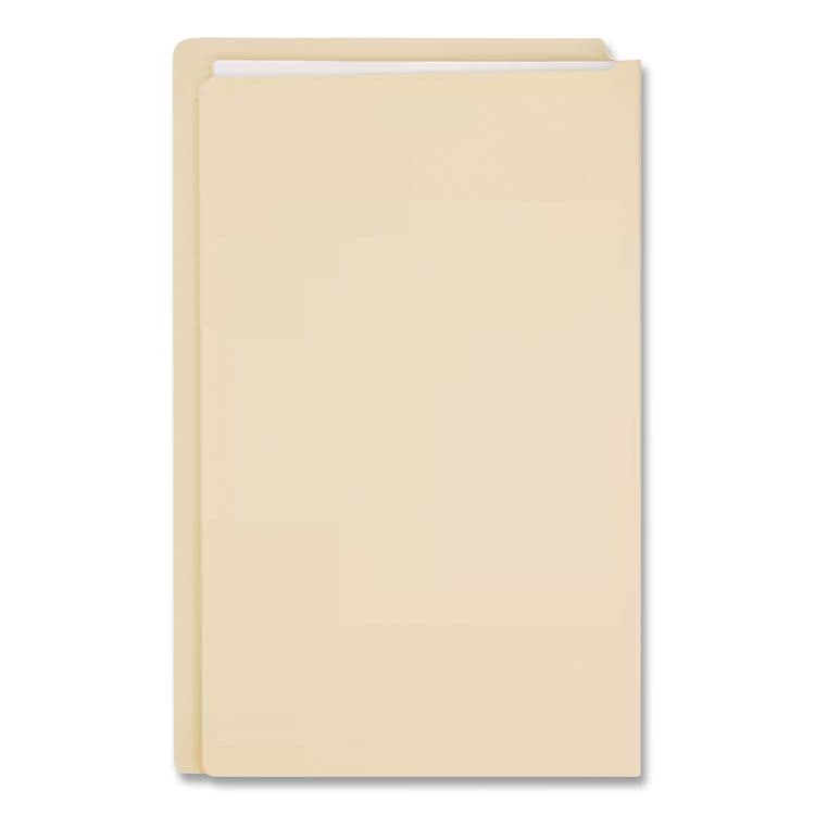 SMEAD MANUFACTURING CO. Heavyweight Manila End Tab Expansion Folders, Straight Tabs, Legal Size, 1.5" Expansion, Manila, 50/Box (SMD27275) thumbnail 4