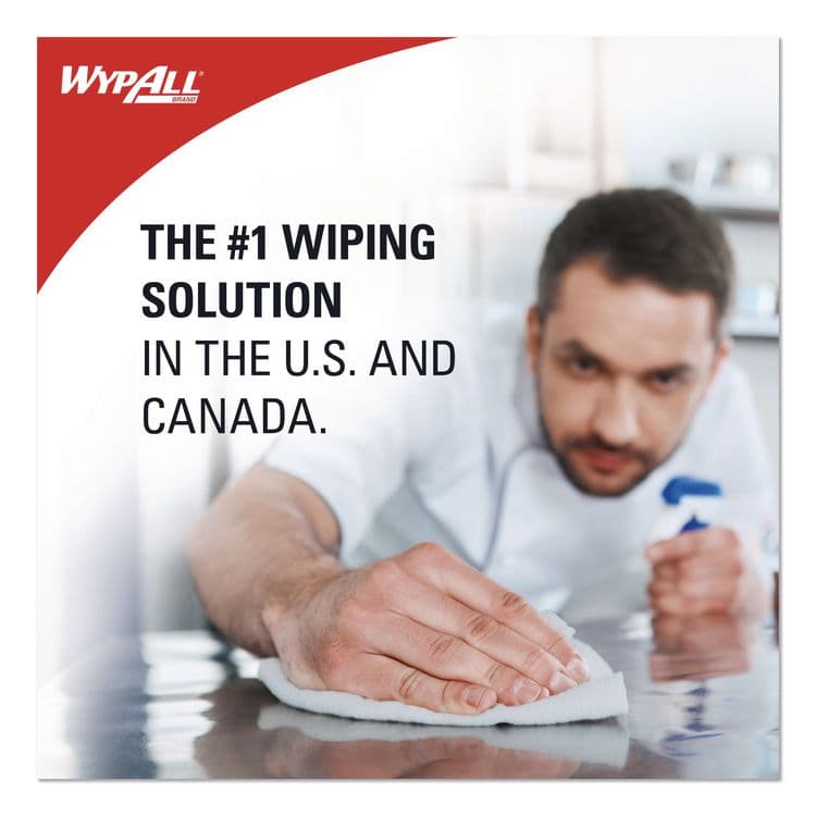 KIMBERLY CLARK Foodservice Cloths, 12.5 x 23.5, Blue, 200/Carton (KCC51636) thumbnail 3