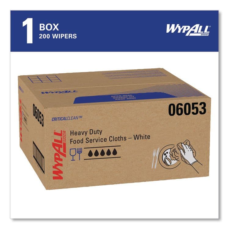 KIMBERLY CLARK X50 Foodservice Towels, 1/4 Fold, 23.5 x 12.5, White, 200/Carton (KCC06053) thumbnail 2