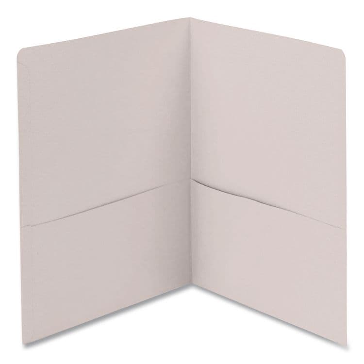 SMEAD MANUFACTURING CO. Two-Pocket Folders, Accommodates (100) 11 x 8.5 Sheets, White, 25/Box (SMD87861) thumbnail 3