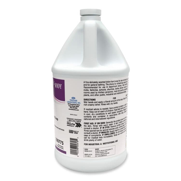 THEOCHEM HEXABOR Delicately Scented Lotion Hand Soap, 1 gal Bottle, 4/Carton (TOL775) thumbnail 2
