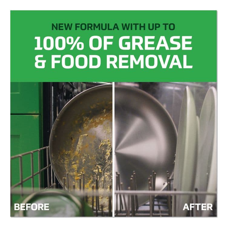 PROCTER & GAMBLE Platinum Plus ActionPacs Dishwasher Detergent Pods, Fresh Scent, 28.4 oz Tub, 47/Pack (PGC06156PK) thumbnail 2