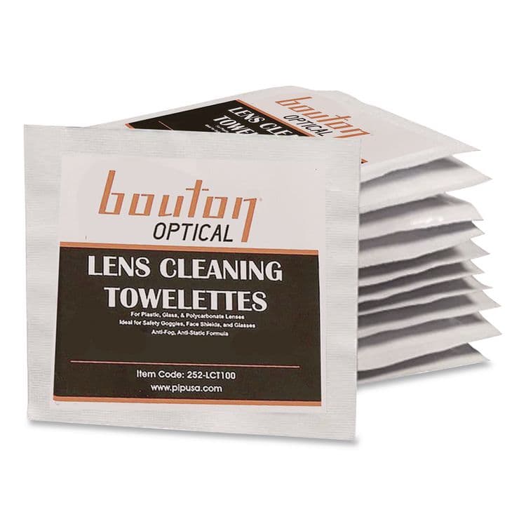 PROTECTIVE INDUSTRIAL PRODUCTS Optical Lens Cleaning Towelettes, Individually Wrapped in Dispenser Box, 100/Box (BOU252LCT100) thumbnail 4