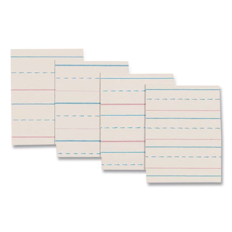 PACON CORPORATION Multi-Program Handwriting Paper, 30 lb Bond Weight, 1/2" Long Rule, Two-Sided, 8 x 10.5, 500/Pack (ZNBZP2612) thumbnail 3