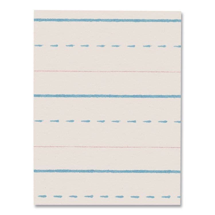 PACON CORPORATION Multi-Program Handwriting Paper, 30 lb Bond Weight, 1/2" Long Rule, Two-Sided, 8 x 10.5, 500/Pack (ZNBZP2612) thumbnail 4