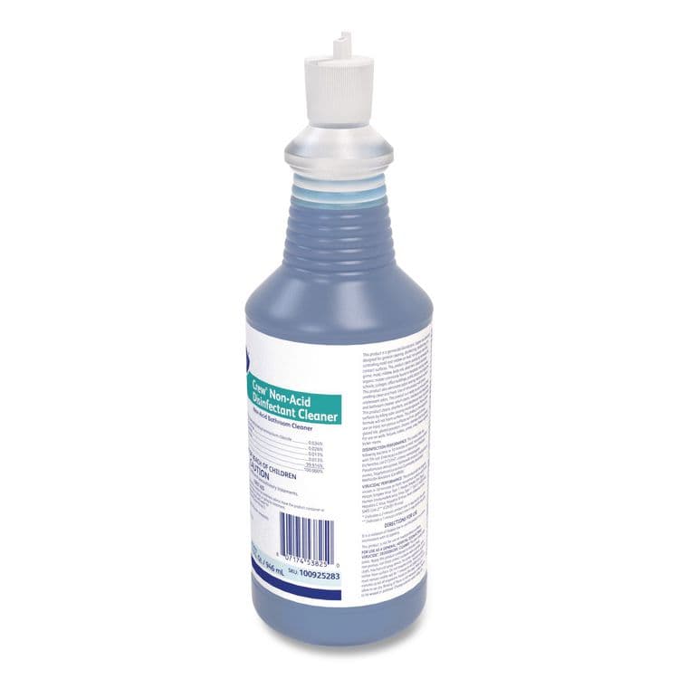 DIVERSEY Crew Neutral Non-Acid Bowl and Bathroom Disinfectant, 32 oz Squeeze Bottle, 12/Carton (DVO100925283) thumbnail 2