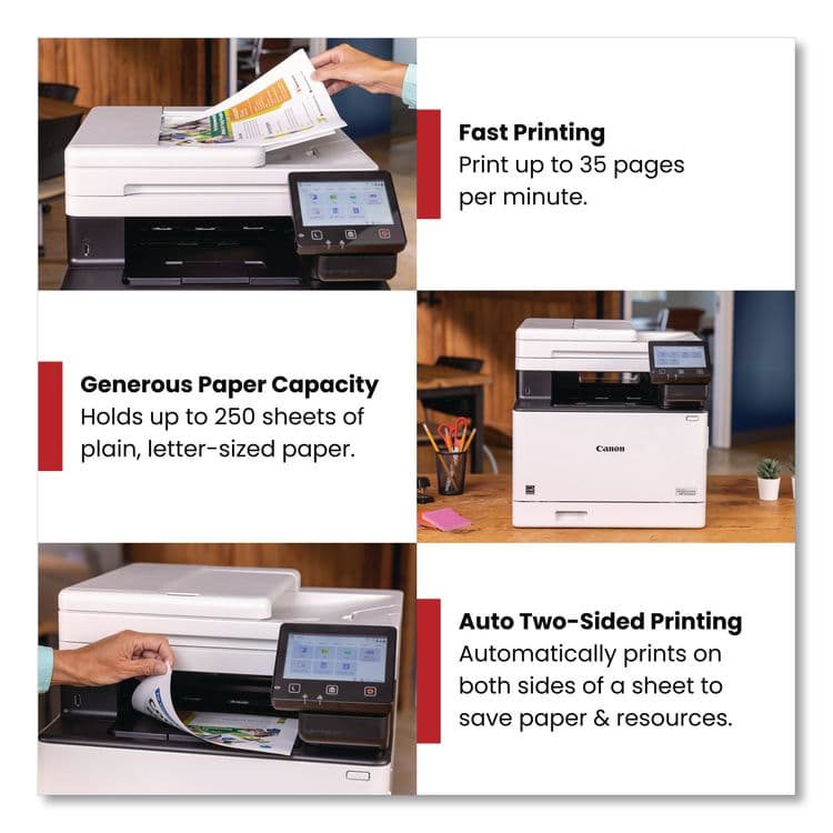 CANON COMPUTER SYSTEMS CCSI imageCLASS MF751Cdw II, Wireless Multifunction Laser Printer, Copy/Print/Scan (CNM7185C016) thumbnail 3