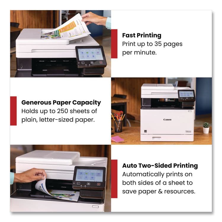 CANON COMPUTER SYSTEMS CCSI imageCLASS MF753Cdw II, Wireless Multifunction Laser Printer, Copy/Fax/Print/Scan (CNM7185C011) thumbnail 3