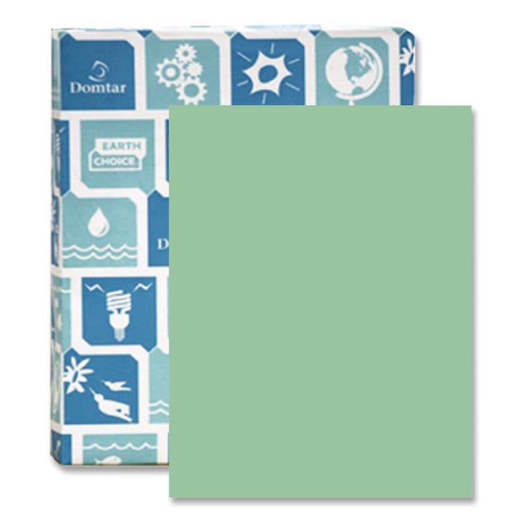 DOMTAR PAPER Cover Stock, 67 lb Bristol Weight, 8.5 x 11, Green, 250/Pack (DMR81040) thumbnail 4
