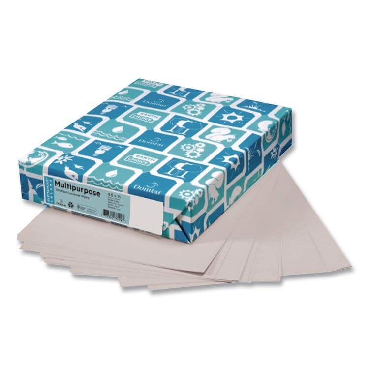 DOMTAR PAPER Cover Stock, 67 lb Bristol Weight, 8.5 x 11, Gray, 250/Pack (DMR81043) thumbnail 2