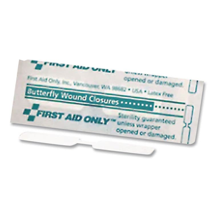 FIRST AID ONLY, . Butterfly Wound Closures, 0.38 x 1.75, 100/Box (FAOG135) thumbnail 3