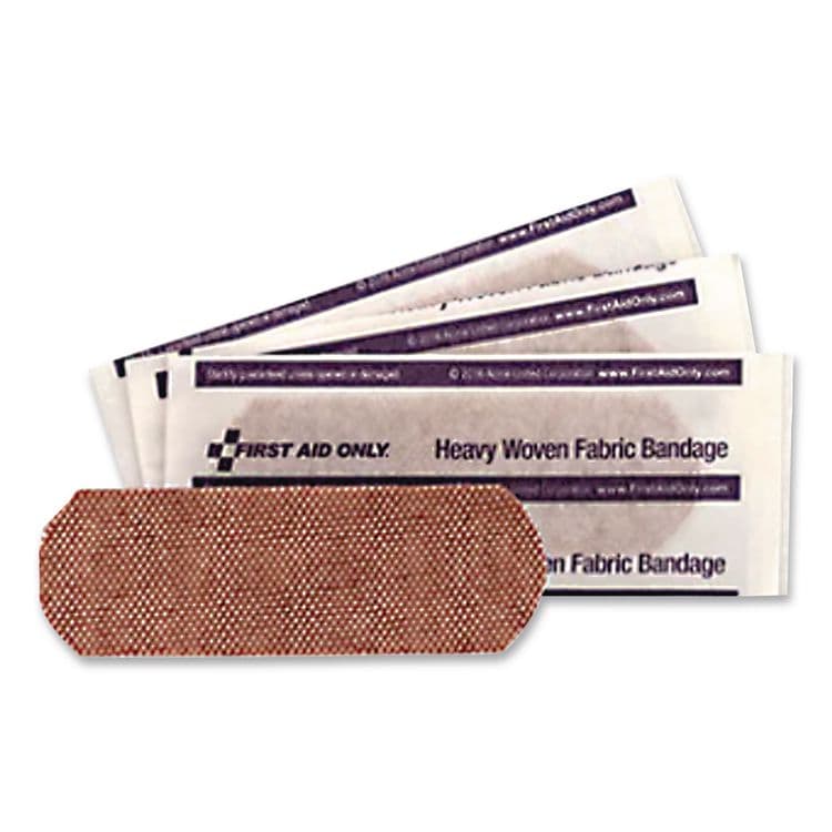 FIRST AID ONLY, . Heavy Woven Adhesive Bandages, Strip, 1 x 3, 50/Box (FAOG167) thumbnail 2