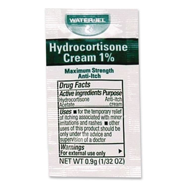 FIRST AID ONLY, . Hydrocortisone Anti-Itch Cream, 0.03 oz Packet, 25/Box (FAOG486) thumbnail 3